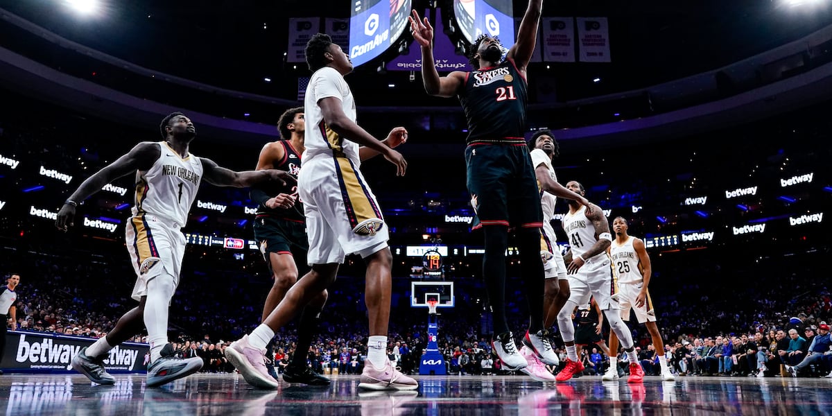 Joel Embiid’s 40 points lead 76ers to victory over Pelicans after Paul George’s 25-game suspension