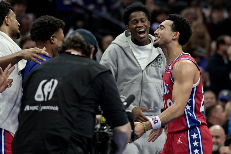 Sixers players became fond of Jared McCain during his short stint in Philly.