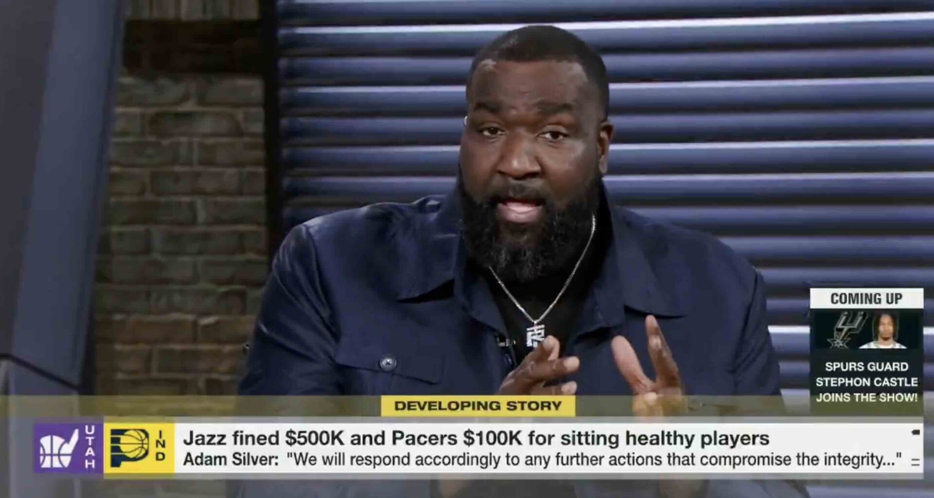 Kendrick Perkins wishes NBA fined Jazz, Pacers $5 million apiece for tanking