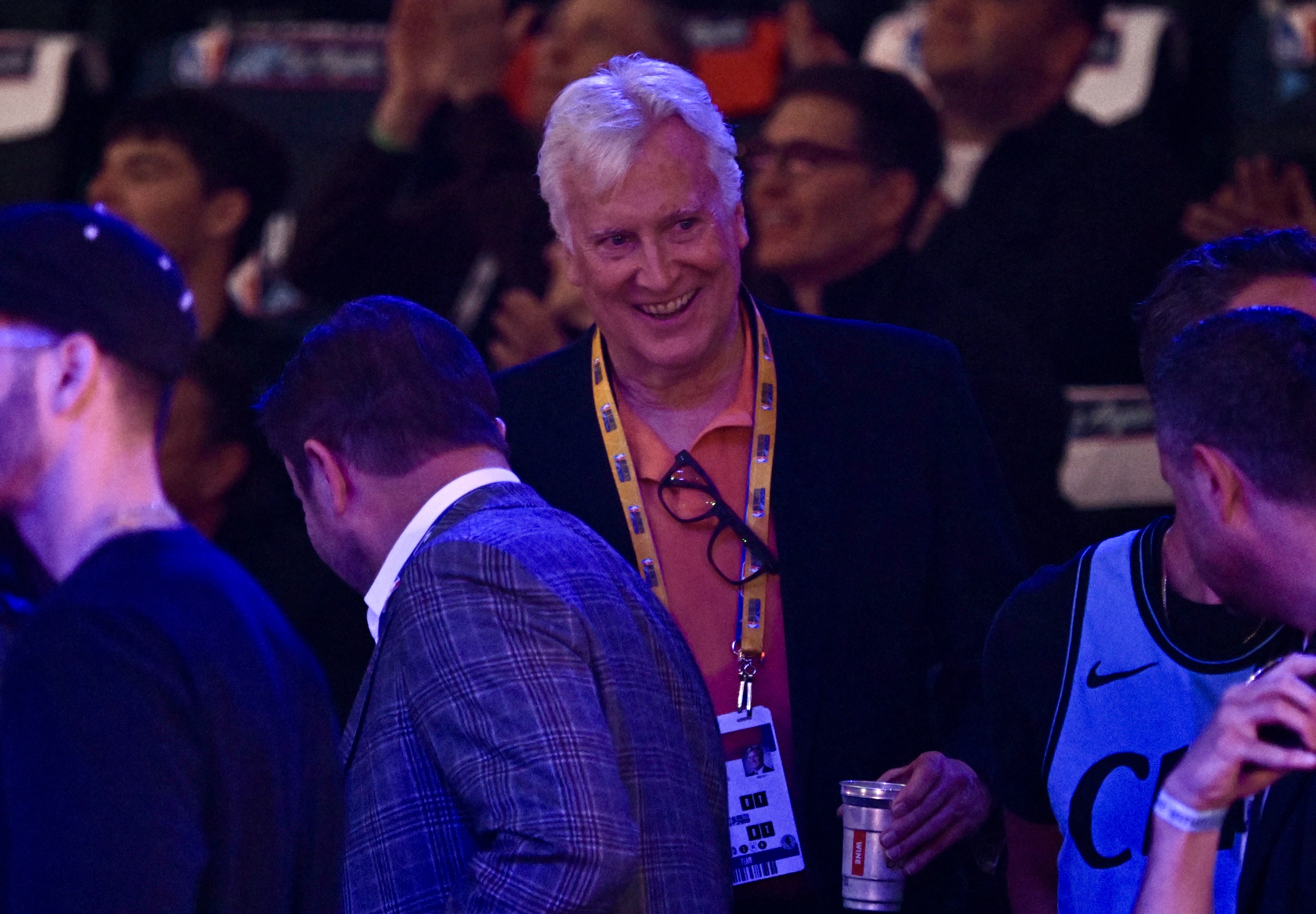 Dodgers owner Mark Walter is seen during the 75th NBA...