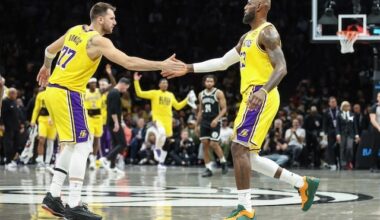 LeBron James & Luka Doncic Put On Show, Austin Reaves Returns Against Nets