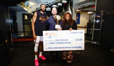Astoria coach named Jr. Knicks Coach of the Year, surprised by Knicks forward Mikal Bridges – QNS