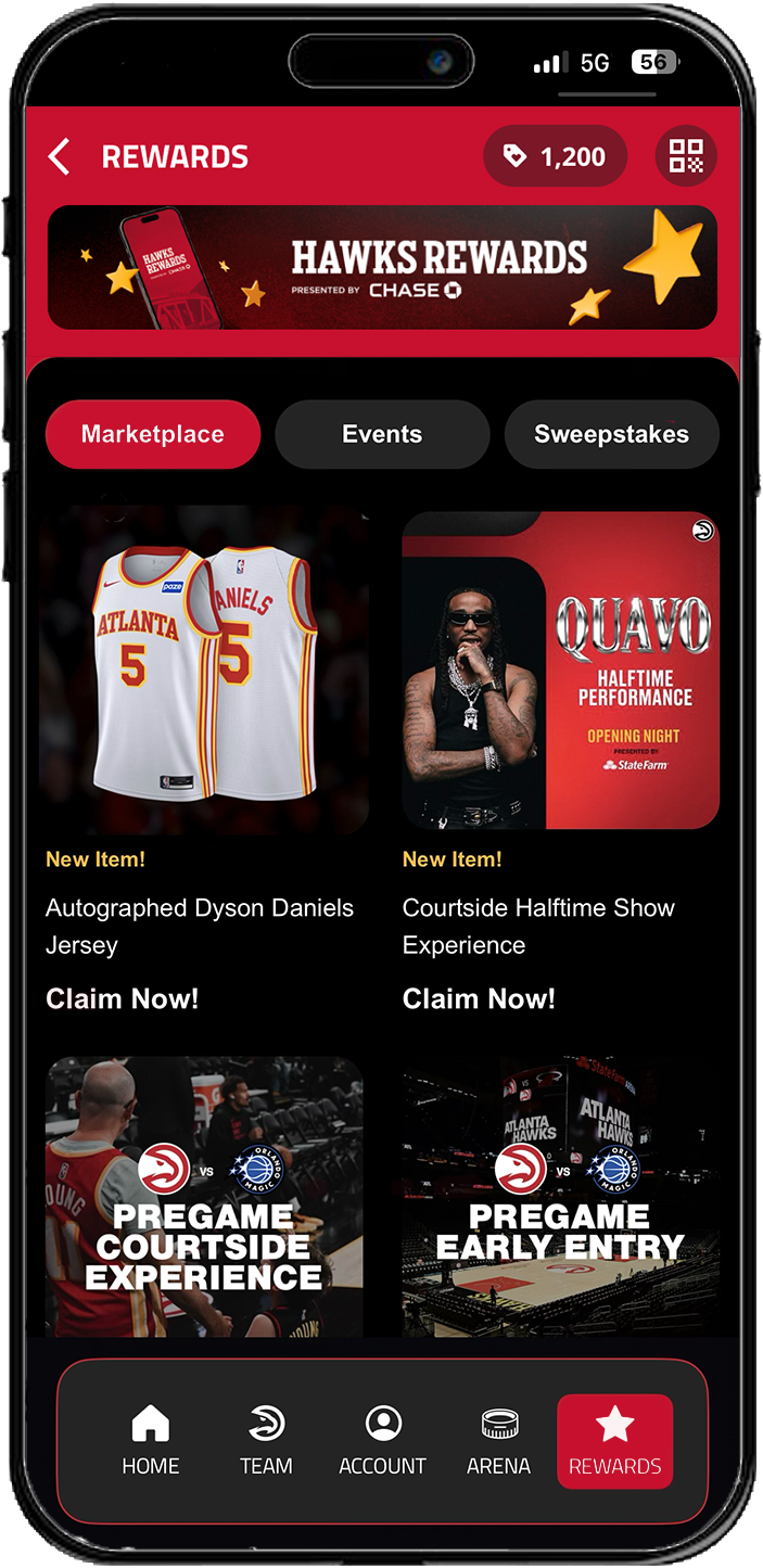 Atlanta Hawks + State Farm Arena App