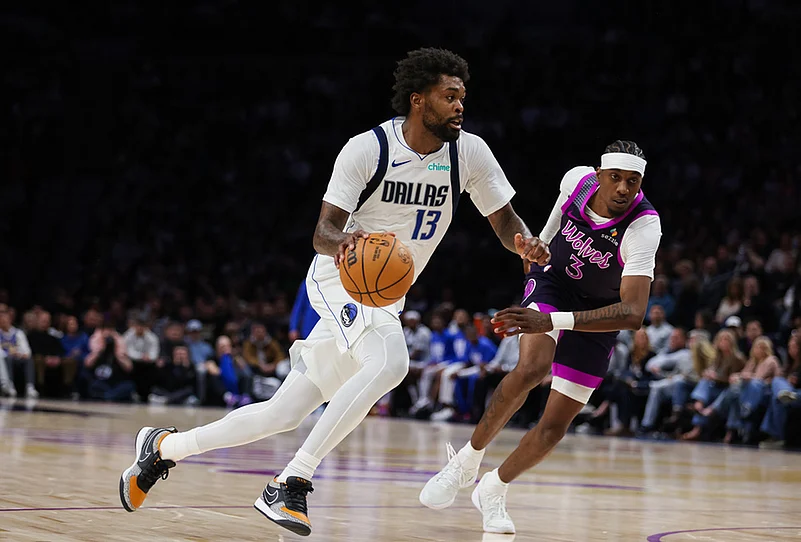 Minnesota Timberwolves Vs Dallas Mavericks NBA basketball game-Naji Marshall