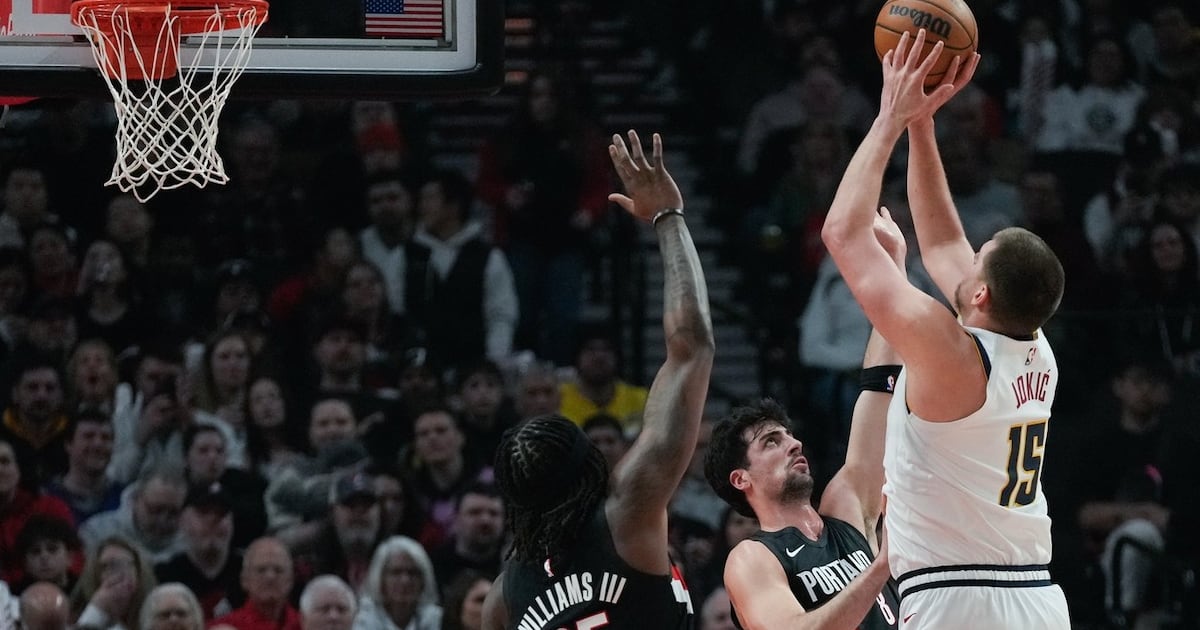 Denver Nuggets rout Portland Trail Blazers for the most points on the road in franchise history