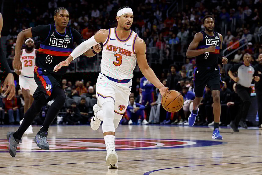 NBA: New York Knicks at Detroit Pistons