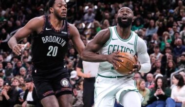 Jaylen Brown, Nikola Vucevic lead Celtics to historic blowout of Nets