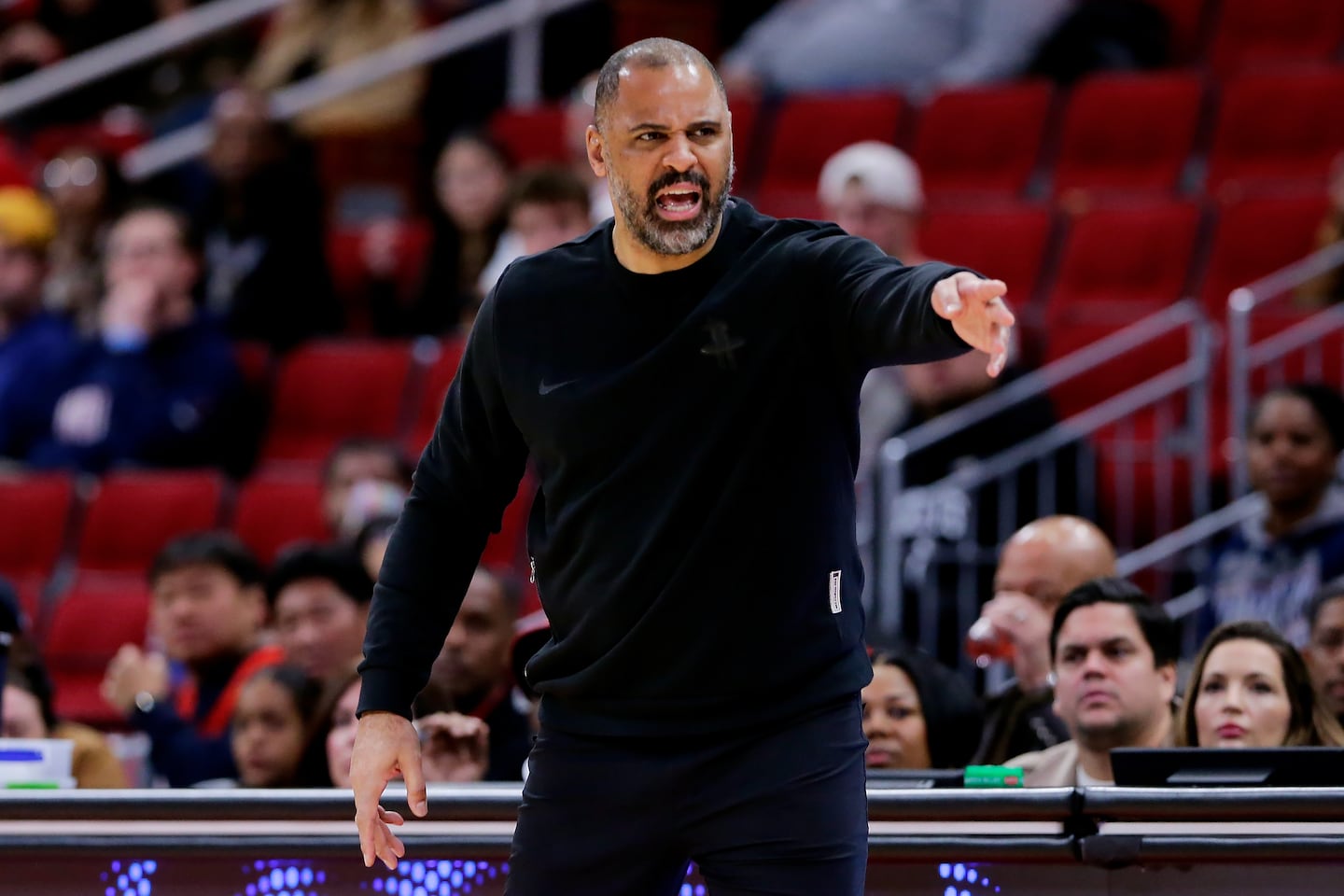 Former Celtics and current Rockets coach Ime Udoka talked about the growth of his former players, Jaylen Brown and Payton Pritchard.