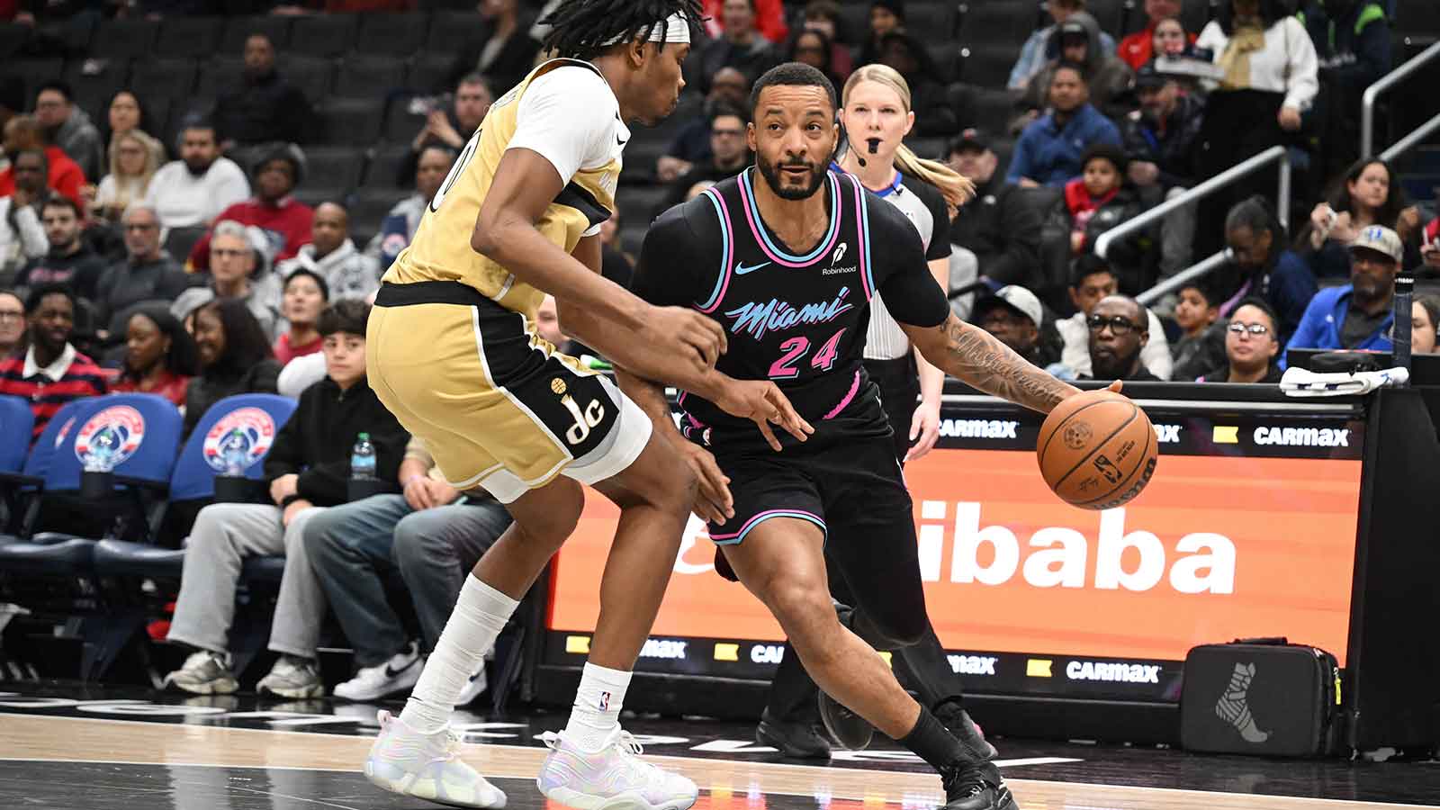Norman Powell speaks during interviews at media day at Intuit Dome.