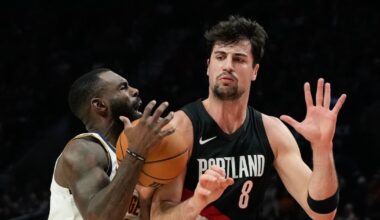 Trail Blazers All-Star guard Deni Avdija leaves game vs. Suns with lower back injury