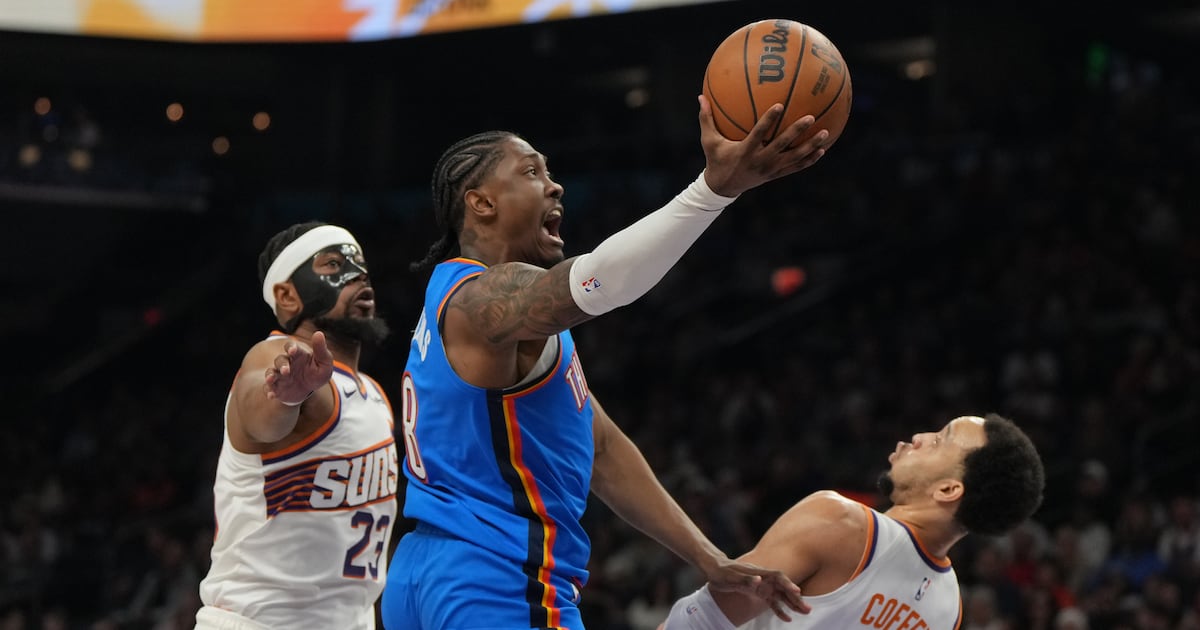 Jalen Williams scores 28 as Shai Gilgeous-Alexander-less Oklahoma City Thunder cruise past Phoenix Suns
