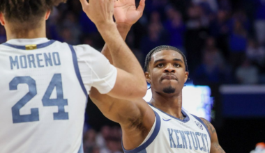Josh Allen, Ray Davis, Wan'Dale Robinson, and Will Levis at Kentucky Football's season opener - Dr. Michael Huang, Kentucky Sports Radio