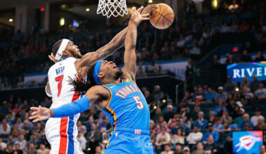 Detroit Pistons host Thunder in battle of No. 1 seeds at Little Caesars Arena