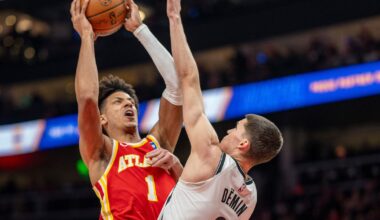 Hawks figuring out new rotations as they defeat Nets in matinee outing
