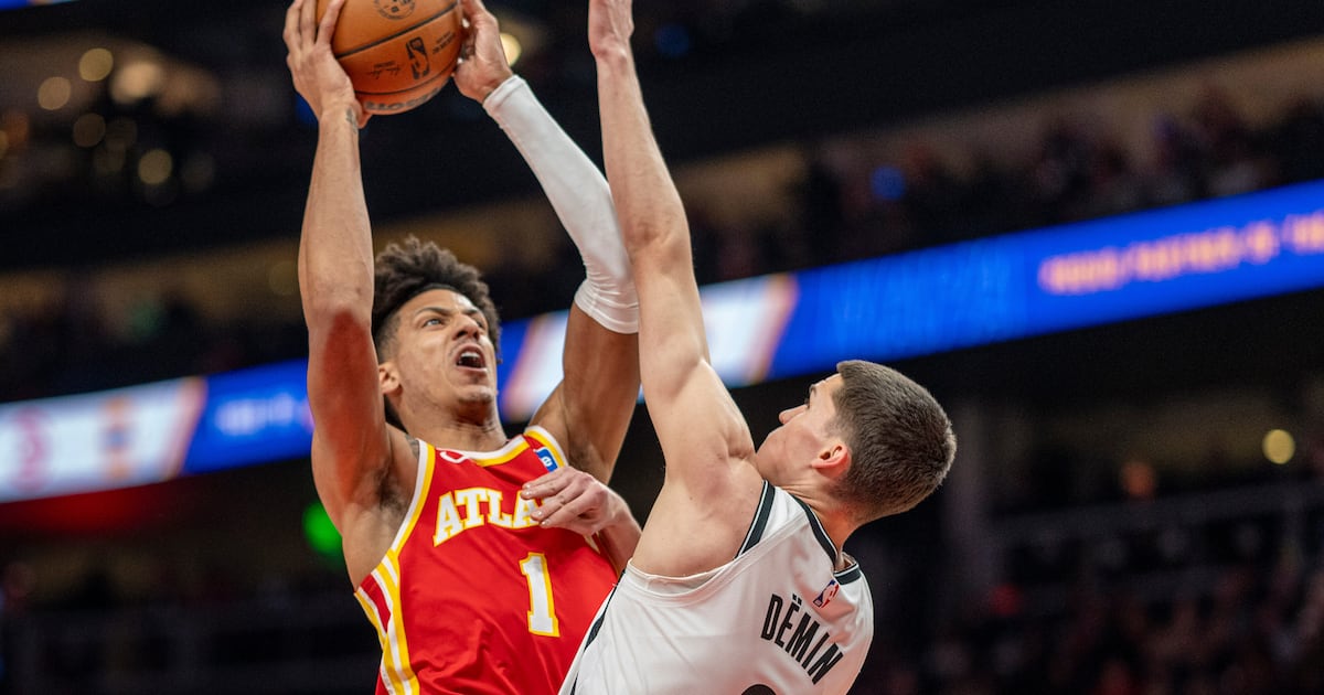 Hawks figuring out new rotations as they defeat Nets in matinee outing
