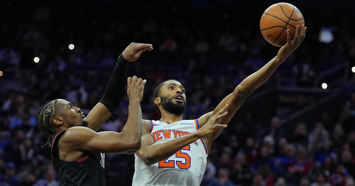 Jose Alvarado, Mikal Bridges pace New York Knicks to rout of Philadelphia 76ers