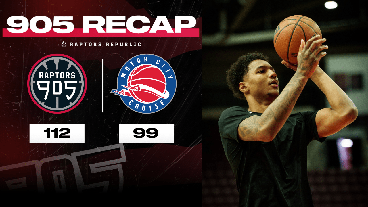 Raptors 905 cruise past Motor City in the third quarter