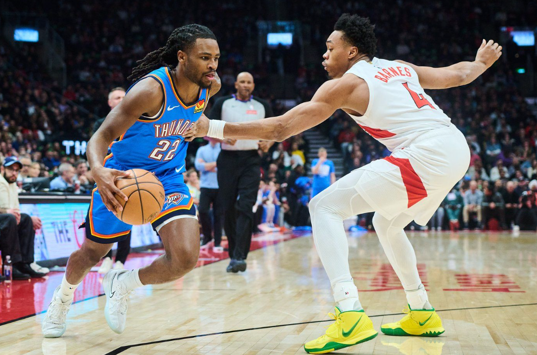 Cason Wallace leads Thunder past Raptors 116-107