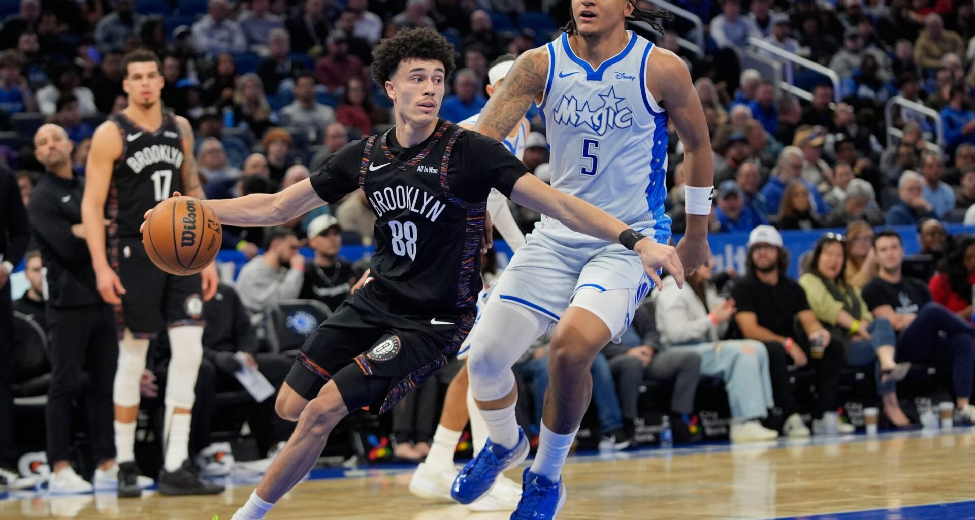 Nets point guard Nolan Traoré takes over the team’s pilot seat