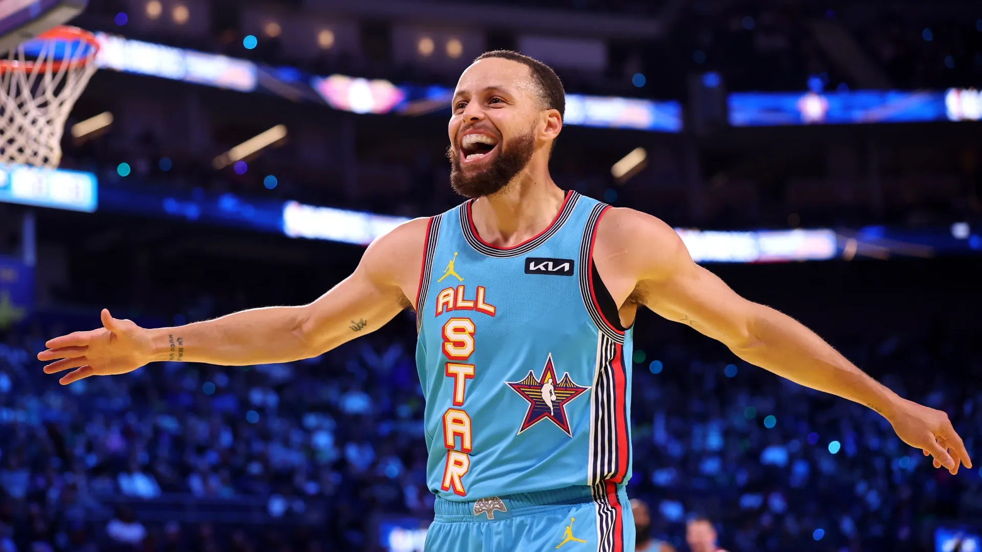 Stephen Curry during the 74th NBA All-Star Game