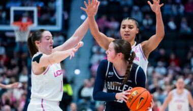 With Sarah Strong out, UConn women's basketball routs Butler