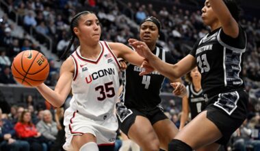 UConn women break program record in 84-52 rout of Georgetown