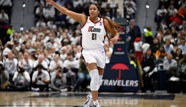 Sarah Strong out for UConn women's basketball vs. Butler