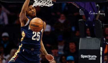 Pelicans fade in second half, fall to Hornets, 102-95