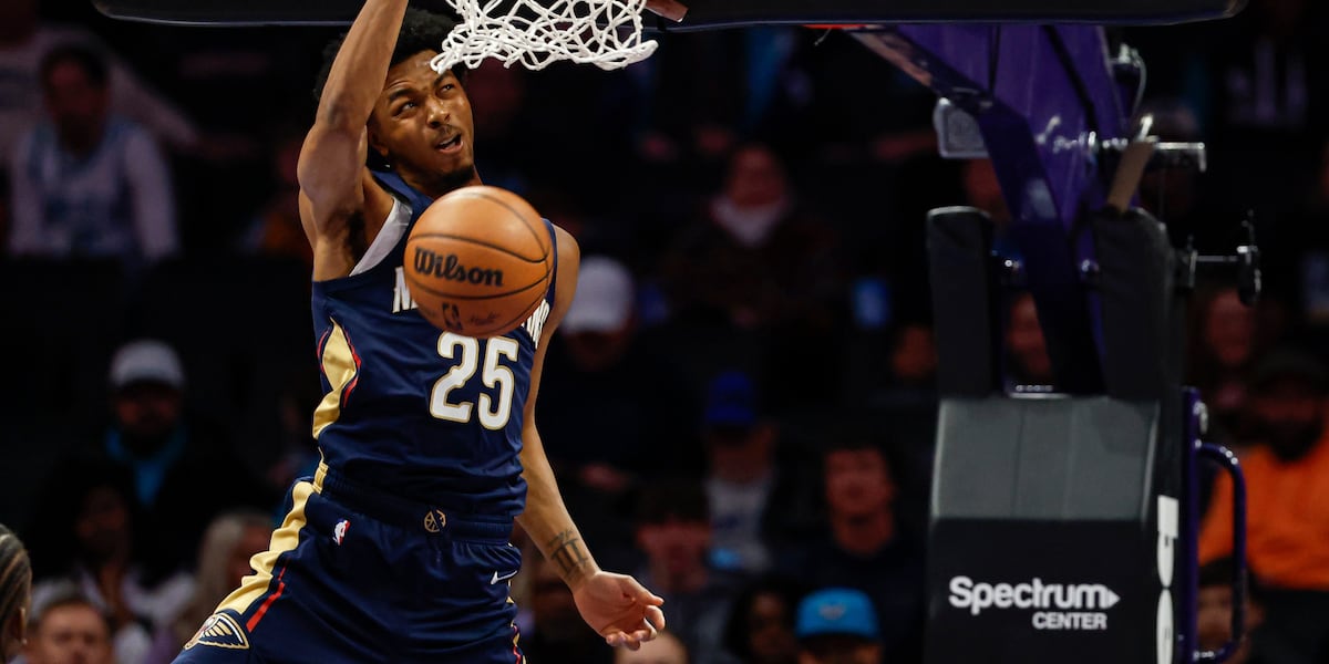 Pelicans fade in second half, fall to Hornets, 102-95