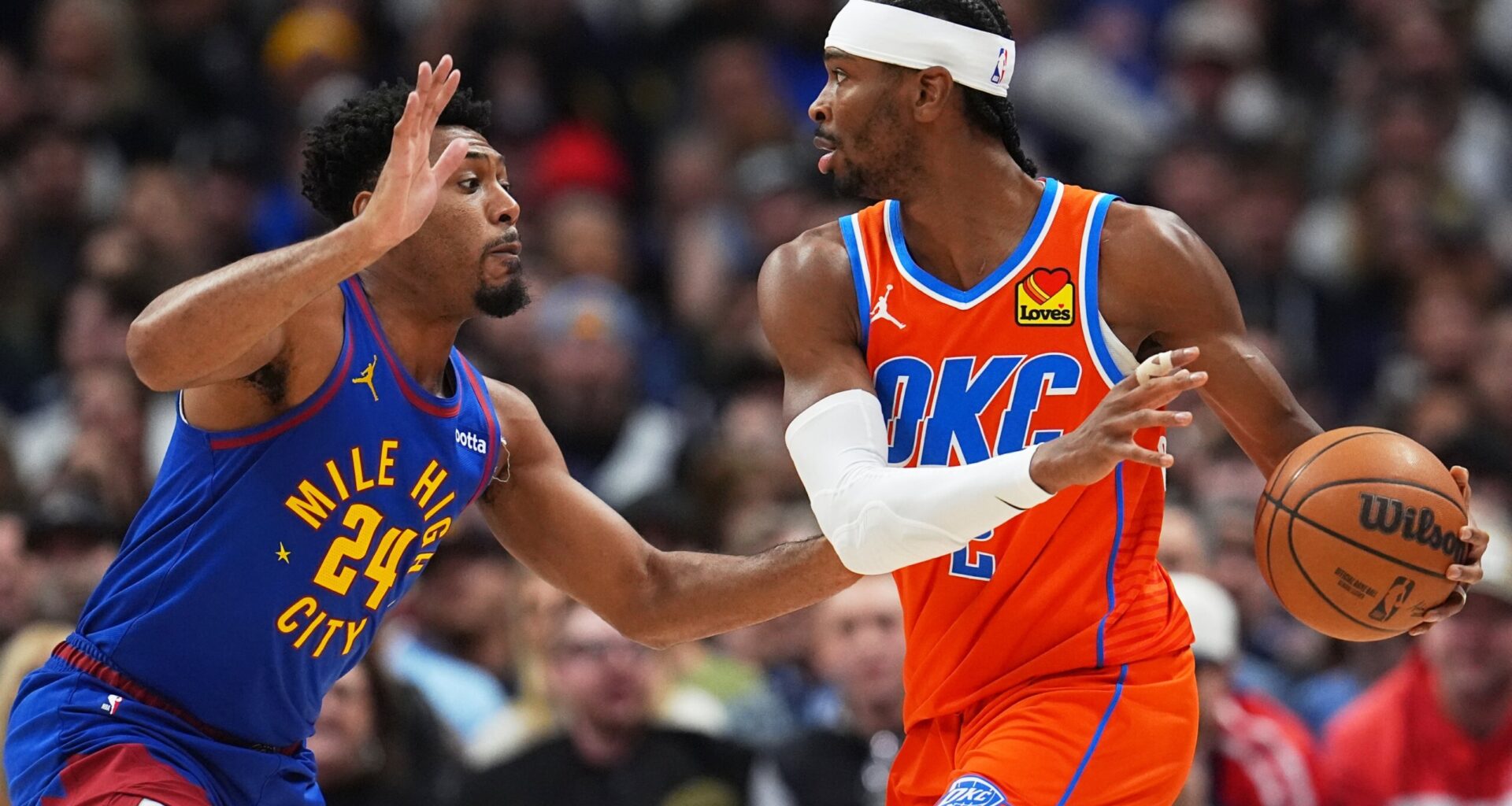Thunder beat Nuggets 121-111 behind Gilgeous-Alexander’s 34 points