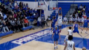 Totino-Grace boys basketball in their win at Spring Lake Park on February 10, 2026