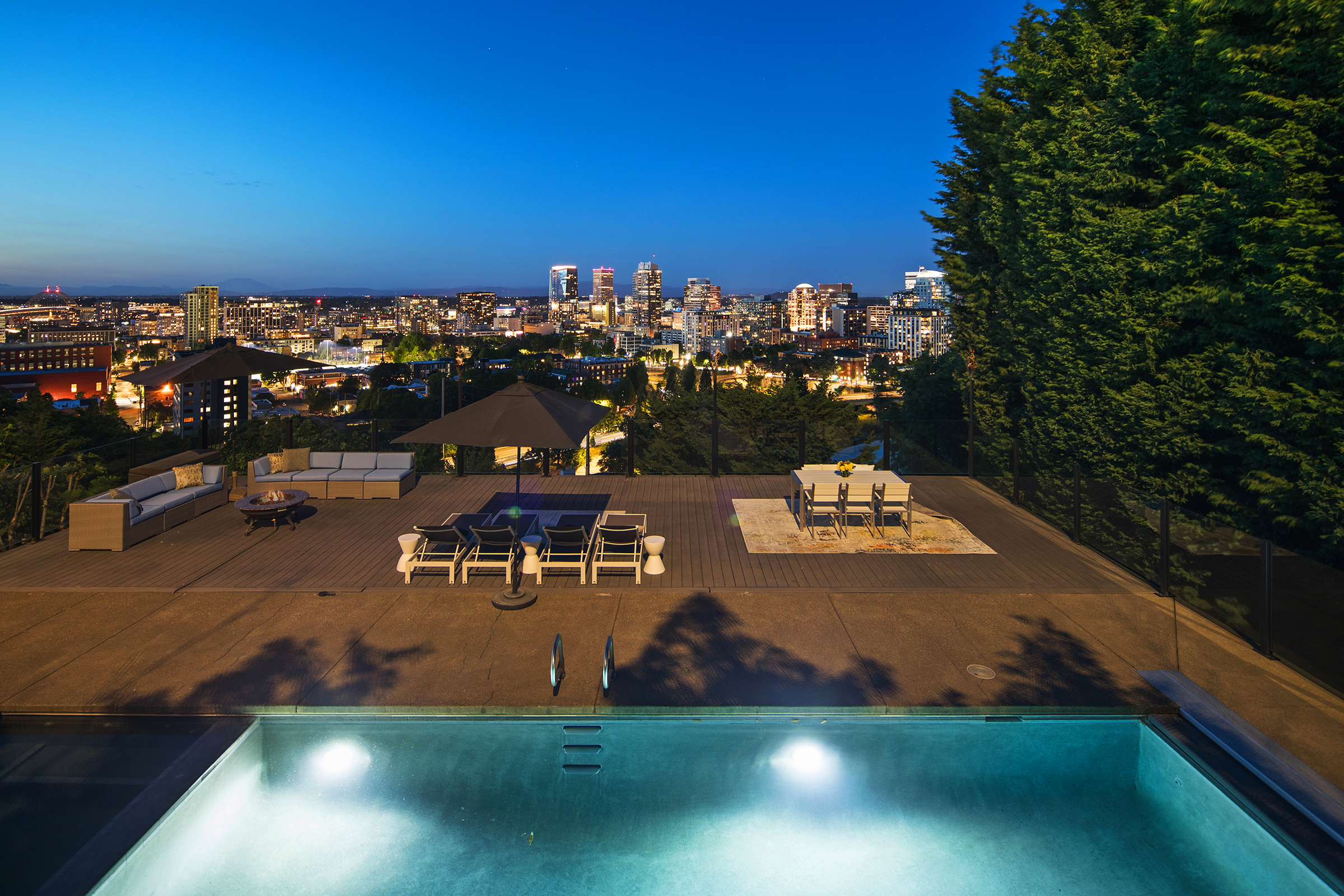 A hilltop Portland mansion once owned by former Trail Blazers guard Evan Turner at 1551 S.W. Upper Hall St. is for sale broker Terry Sprague of Luxe Forbes Global Properties. Steven R. Haning Photography