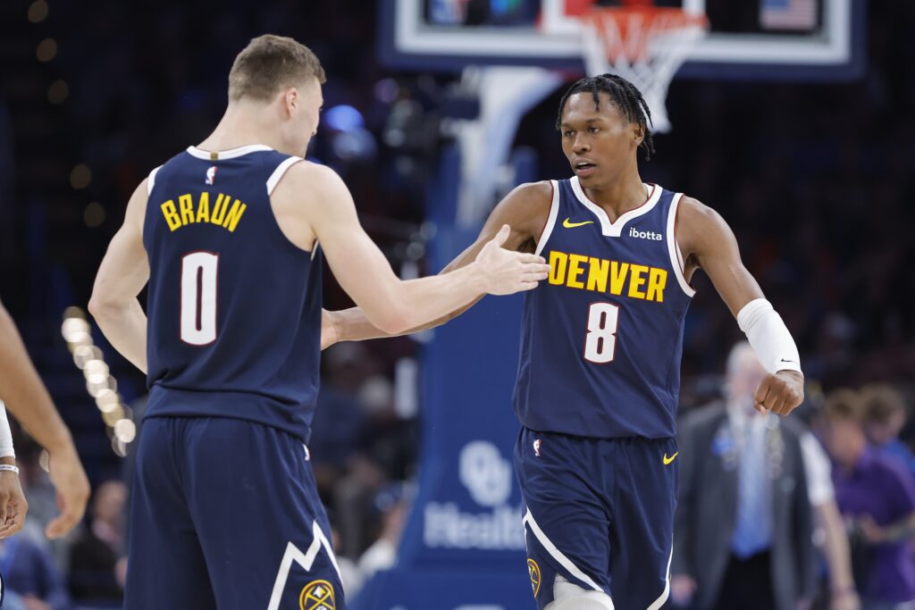 Christian Braun and Peyton Watson are key young players for the Nuggets.