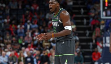 Stunned Anthony Edwards Reacts After Tyrese Maxey Punches A Poster Dunk On Him