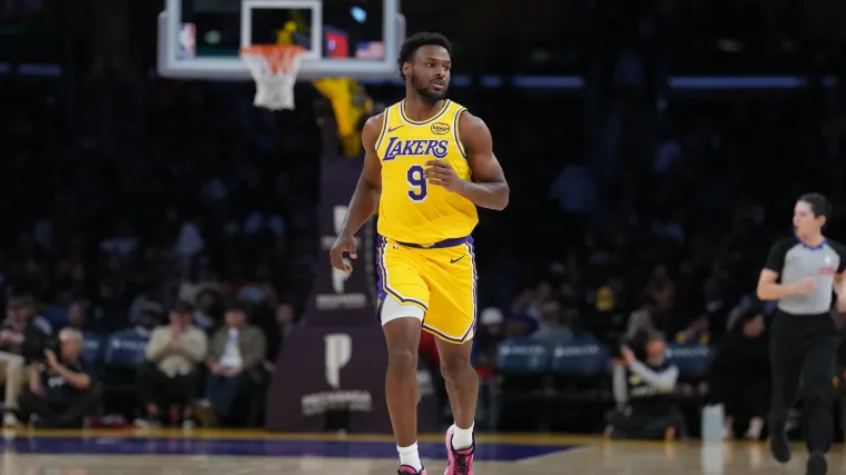 Is Bronny James playing for Lakers tomorrow vs. Knicks? image