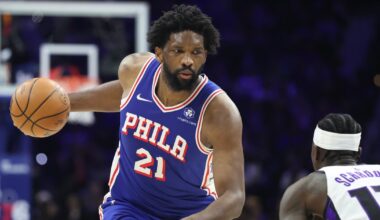 Joel Embiid questionable for Sixers-Knicks on Wednesday