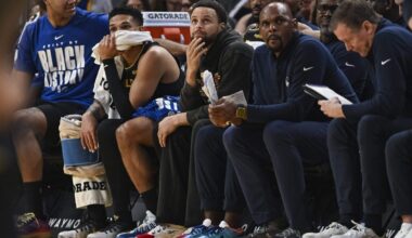 Steph Curry to miss sixth straight game, but Warriors hope for Kristaps Porziņģis’ debut