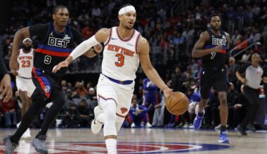 Knicks' Josh Hart suffers ankle injury vs. Pistons; no update given after loss - SNY