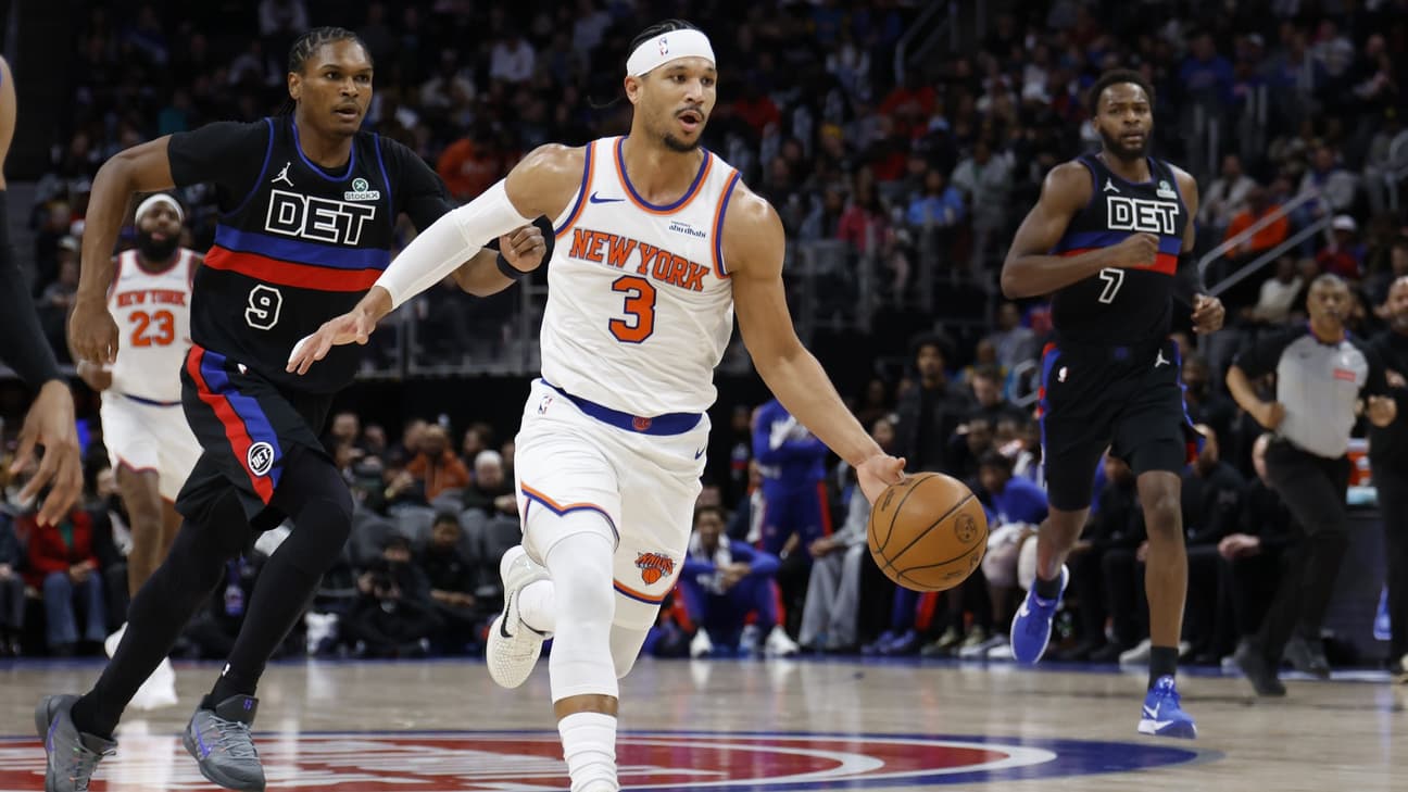 Knicks' Josh Hart suffers ankle injury vs. Pistons; no update given after loss - SNY