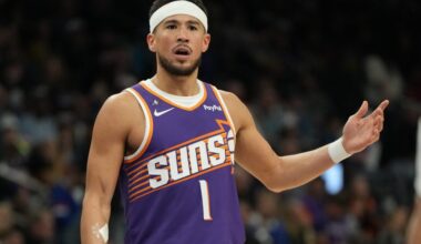 Suns' Booker calls it 'competition' after heated exchange with 76ers' Embiid at halftime