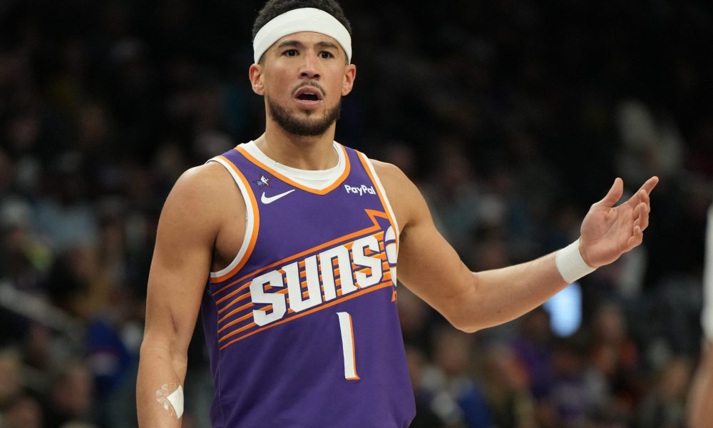 Suns' Booker calls it 'competition' after heated exchange with 76ers' Embiid at halftime