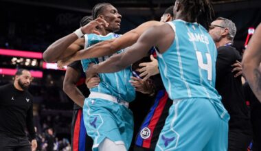 Hornets-Pistons Erupts in Chaos: 4 Players Ejected After Brawl