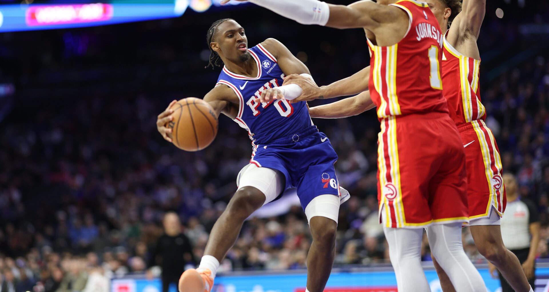 Tyrese Maxey Sounds Frustrated - Crossing Broad