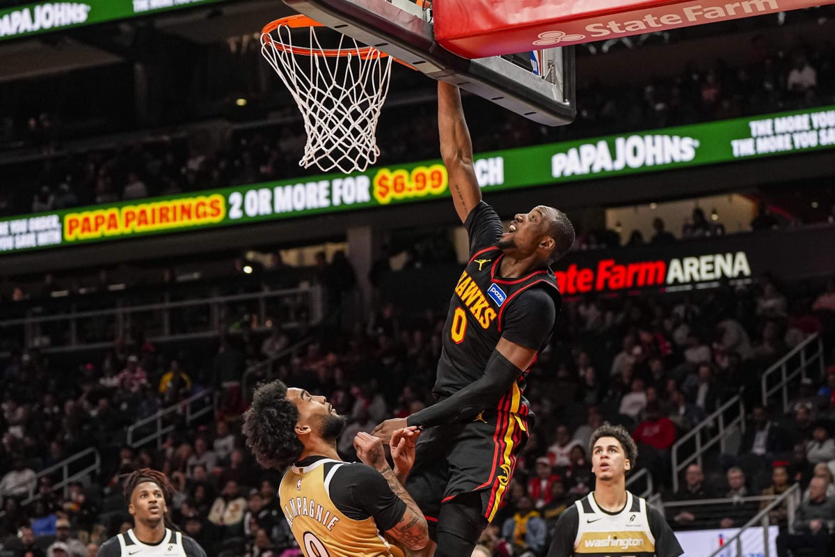 Jonathan Kuminga’s debut with the Atlanta Hawks was spectacular