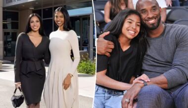 Vanessa Bryant honors Kobe, Gianna with family court unveiling at Hoag Hospital