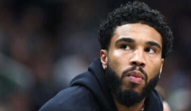 Is Jayson Tatum practicing with Celtics teammates?