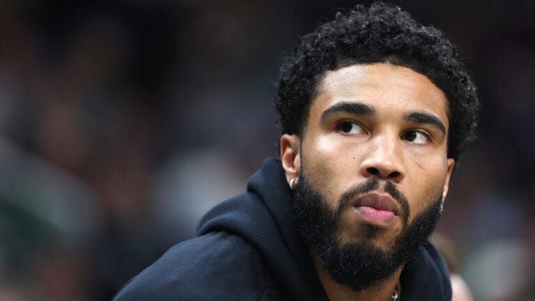 Is Jayson Tatum practicing with Celtics teammates?