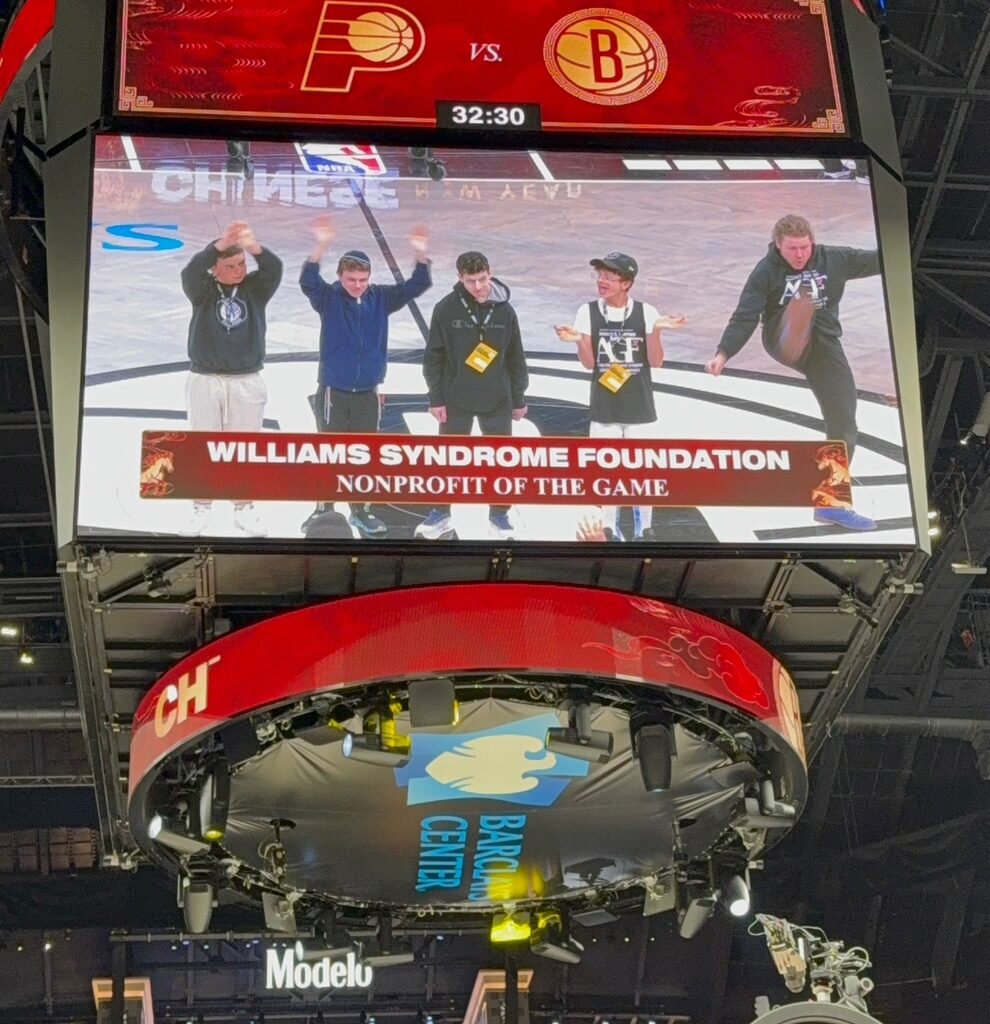 Awareness for Williams Syndrome raised during Nets game