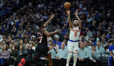 Former Pelicans guard makes eight 3-pointers in Philadelphia victory