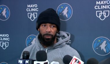 Watch: Mike Conley Jr. happy to be back with Timberwolves, Finch talks final 26-games